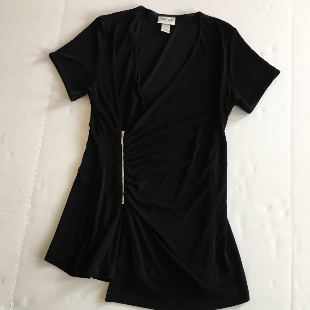 Chico’s Travelers size Medium Faux Wrap Top